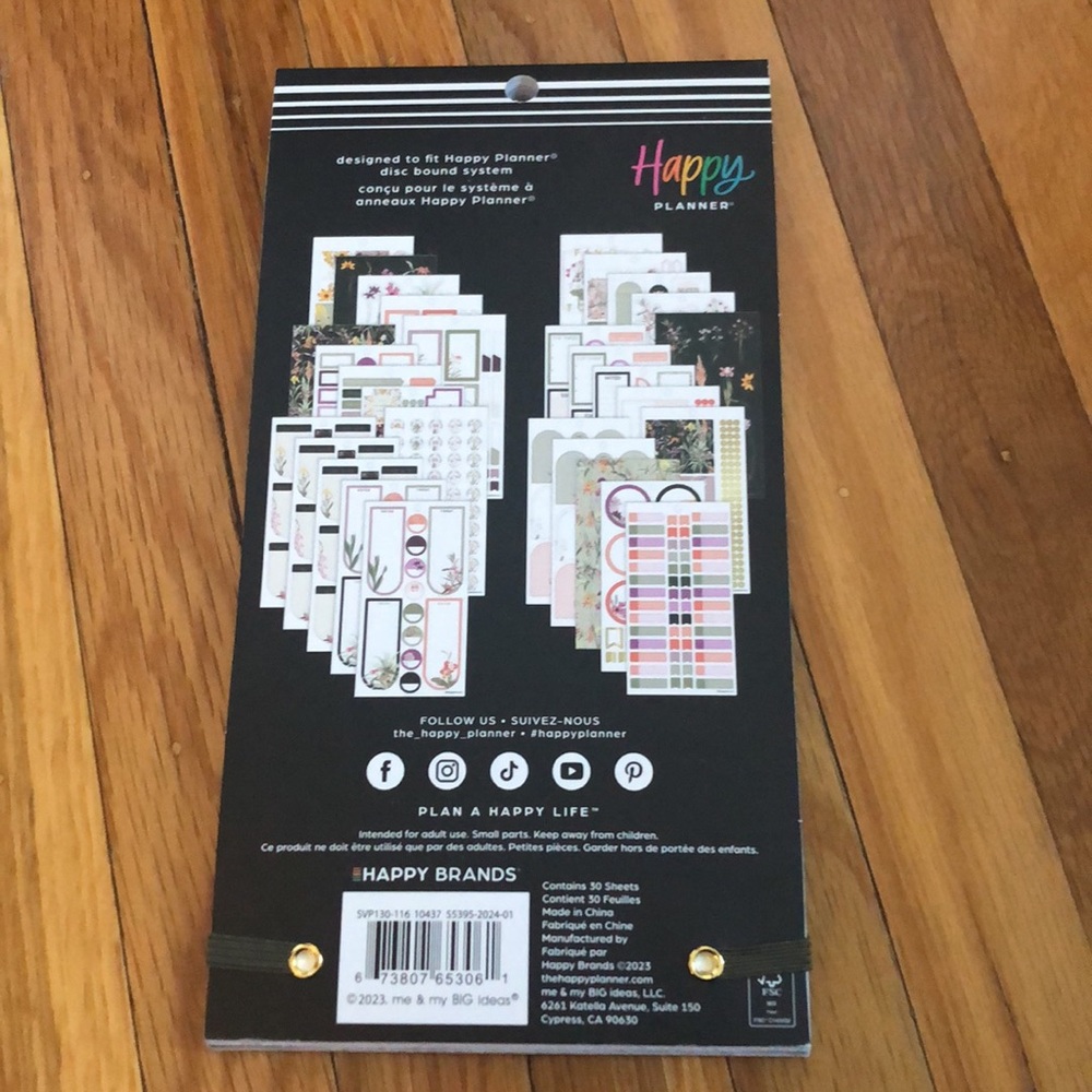 Happy Planner Fresh Botanicals Sticker Book - Picture 2 of 3